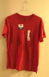 FRUIT OF THE LOOM CREW T SHIRT RED SIZE M - Picture 1 of 2