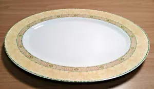 WEDGWOOD HOME - FLORENCE PATTERN - FINE PORCELAIN - LARGE OVAL SERVING PLATTER - Picture 1 of 3