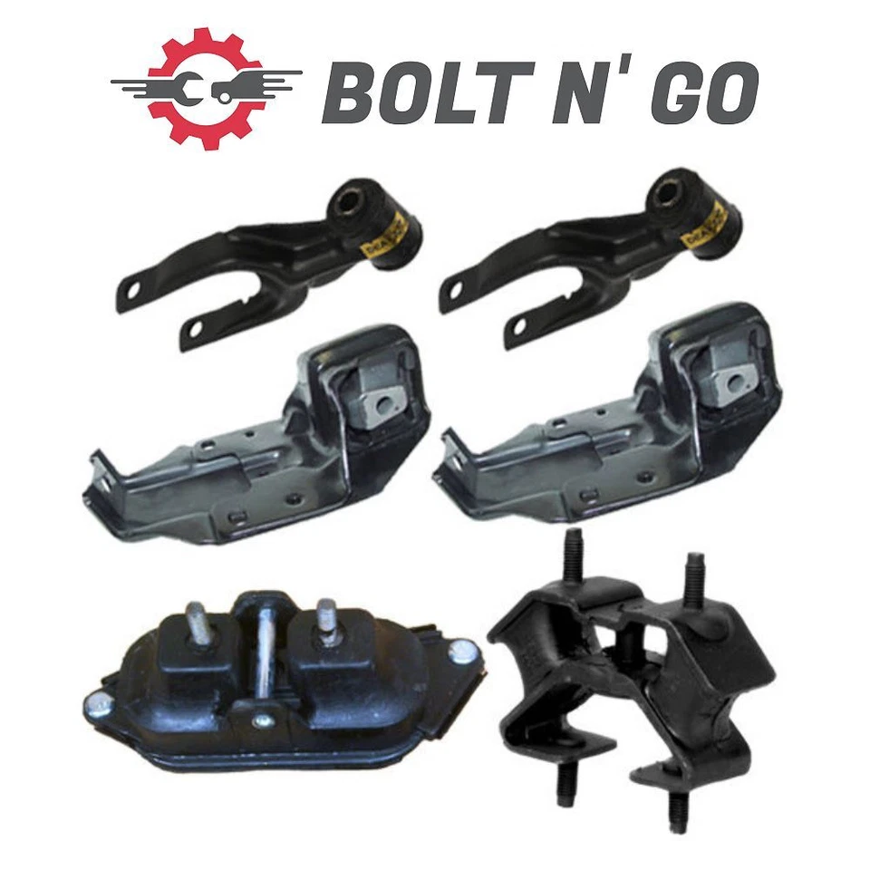 6件装发动机电机和变速箱支架适用于别克 Century 97-05 3.1L — 第 1/4 张图片