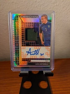 2020-21 Panini Obsidian LUCA ANTONELLI 17/50 Auto Patch Electric Etch Orange #D - Bild 1 von 2