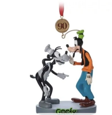 Disney Parks GOOFY Legacy CUADERNO DE BOCETOS ADORNO 90 ANIVERSARIO Navidad NUEVO Foto 1 de 2