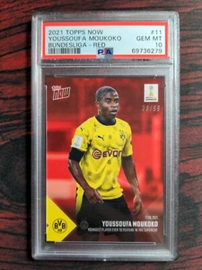 2021 Topps Now Supercup #011 Youssoufa Moukoko 06/99 - PSA 10 🔥🔥🔥 - Bild 1 von 2
