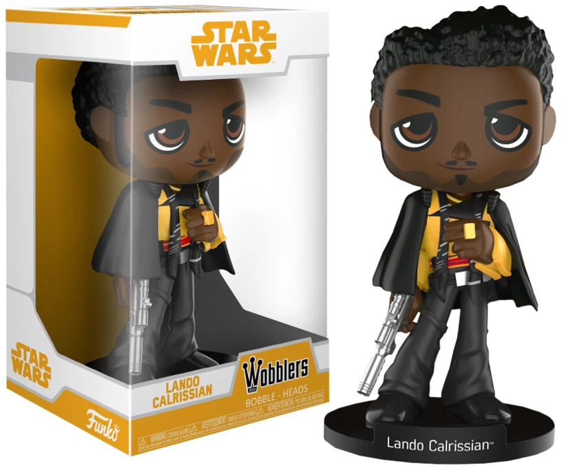 FIGURA CABEZA BOBBLE FUNKO WOBBLERS STAR WARS SOLO LANDO CALRISSIAN VINILO Foto 1 de 1