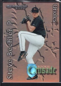 STEVE BECHLER 2002 DONRUSS #8 RC ROOKIE CRUSADE ORIOLES SP #1107/1500 - Picture 1 of 1