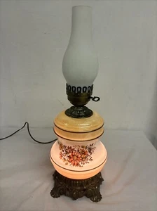 Vintage 70s L & L WMC GWTW Excellent Condition Working Lamp 2 Light Lamp - Picture 1 of 14
