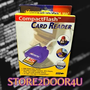 Memorex Compact Flash Card Reader Secure Digital MultiMeida Card High Speed - Picture 1 of 3