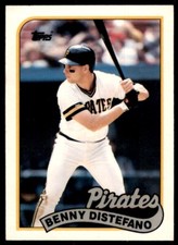 1989 TOPPS TRADED BENNY DISTEFANO PITTSBURGH PIRATES #25T