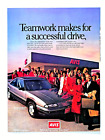 1988 Pontiac Grand Prix Vintage Avis Teamwork Original Print-8.5 x 11"