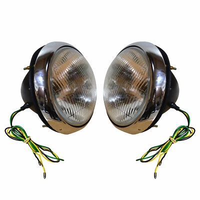 Conjunto de faros adecuado Jaguar E-Type Mini Austin MG Morris Bedford Vehículo - Imagen 1 de 4