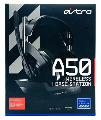 ASTRO Gaming A50 Wireless Headset + Base Station Compatible W/ PS5 PS4 PC & Mac - Image 1 of 4