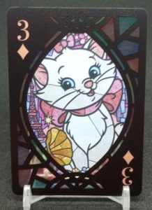 2021 Tenyo Disney Buntglas Spielkarten Disney The Aristocats Marie #3 - Bild 1 von 2