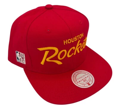 Mitchell & Ness NBA Houston Rockets 90's Draft Day Snapback Hat, Cap, New - Image 1 of 4