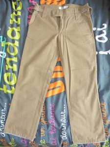 COMPTOIR DES COTONNIERS Pantalon en coton beige camel Taille 36 - Imagen 1 de 5