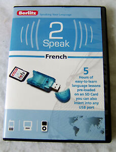 Berlitz 2 Speak French Media Stick and USB Card