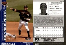 William Bergolla 2006 Choice Louisville Bats #3 Card *AutographDen*