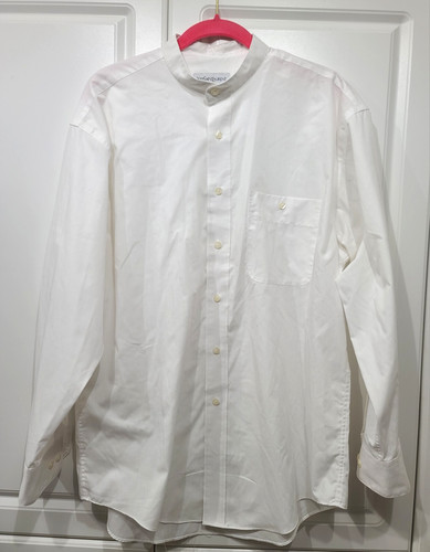 SAINT LAURENT (YSL) Camicia elegante uomo bianca YSL YVES SAINT LAURENT 16 32 33 buone condizioni