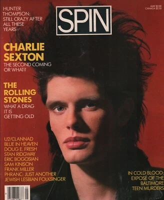 Spin Magazine May 1986 Charlie Sexton Hunter S Thompson 081020ame3 - Image 1 of 2