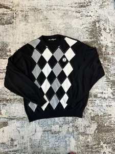 Pebble Beach Golf Links Kaschmir Wollmischung Pullover Ben Hogan Herren XL schwarz - Bild 1 von 8