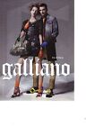 Publicite Pm  2011  Galliano Haute Couture Pour Iris & Keno Sacs Chaussures