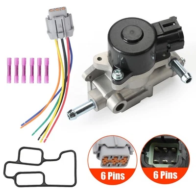 For 1999-2001 Nissan MAXIMA Infiniti I30 3.0 IDLE AIR CONTROL VALVE W/CONNECTOR - Image 1 of 4