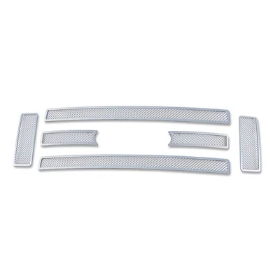 Se adapta a Ford F-250/F-350 Super Duty 2008-2010 rejilla superior de malla cromada de acero inoxidable Foto 1 de 3