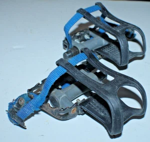 Sekae Avenir Plataforma Plana Pie Correa Pedales Negro Puntera Jaulas Correas Carretera :) - Imagen 1 de 10