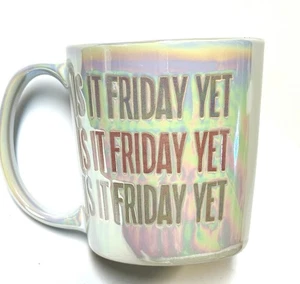 Taza de gres cerámico esmalte brillante Is It Friday... Spectrum Designz 18 oz - Imagen 1 de 4