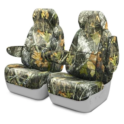 For Cadillac Eldorado 96-02 Mossy Oak 1st Row Camo Break Up Custom Seat Covers - Image 1 of 4