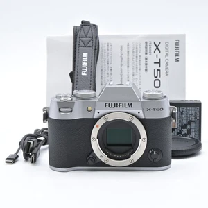 Fujifilm X-T50 Mirrorless Digital Camera Body Only Silver [Exc++] #10892S - Picture 1 of 11