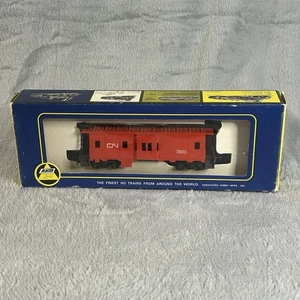 AHM HO Scale CN Canadian National Caboose #78011 Red Boxed Vintage Rivarossi - Picture 1 of 7