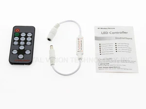 Crystal Vision RF 14 Chiave Timer Dimmer Telecomando Striscia LED Singolo Colore DC 5~24V 12A - Foto 1 di 3