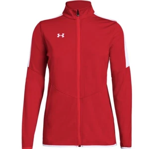 Under Armour Ladies' Rival Knit Jacket - Red - Size XS - Picture 1 of 4