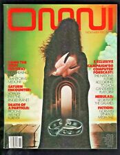 1980 Novembre Omni Magazine - Mise à jour OVNI, Nébuleuses, Voyager Saturn Encounter