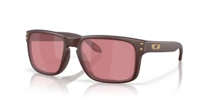 Oakley Holbrook Sunglasses OO9102-Z255 Matte Grenache Frames w/ PRIZM Dark Golf - Picture 1 of 8