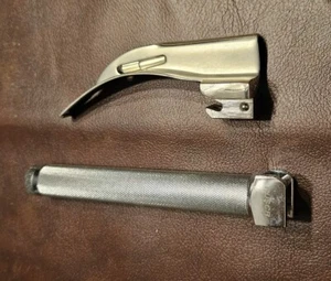 Rusch Macintosh 2 Laryngoscope Fiberoptic Unit & Blade Tested - Picture 1 of 3