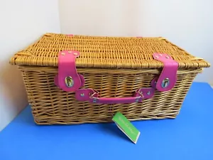 NEU Lilly Pulitzer großer Picknickkorb aus Weide Bloomin Cacoonin - Bild 1 von 10
