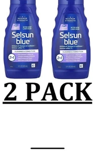 2er Pack - Selsun Blue Anti-Schuppen 2-in-1 Shampoo Reinigung & Zustand 11 Oz. - Bild 1 von 1