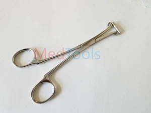 Septum CQ Clamp Forceps 6.5" Eyebrow Ear Nose Lip Tongue Nipple Piercing Jewelry - Picture 1 of 4