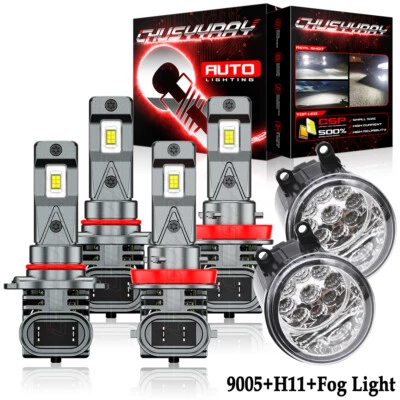 Luz antiniebla LED Faro + parachoques Bombillas para LEXUS RX450H 2010-2013 6 piezas Foto 1 de 4