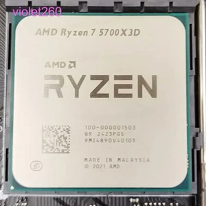 AMD Ryzen 7 5700X3D Desktop AM4 CPU Processor 3.0GHz 8 Core 16 Thrs R7 5700X - Picture 1 of 1