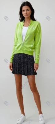 Polo Golf Emma Merino шерсти смесь кардиган свитер женщин M ультра лимон новый без ЯРЛЫКОВ - Изображение 1 из 4