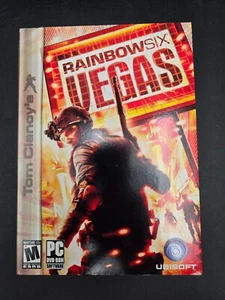 Tom Clancys Rainbow Six Vegas Video Game 2006 Slipcover Ubisoft Windows Sealed - Picture 1 of 7