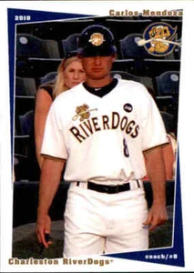 2010 Charleston RiverDogs Grandstand #15 Carlos Mendoza Venezuela Baseball Card - Picture 1 of 2