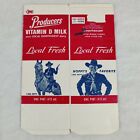 Vintage Hopalong Cassidy Hoppy's Favorites Milk Carton WM Boyd Producers Pint