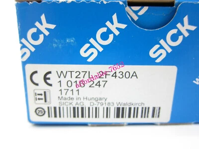 NEW Sick WT27L-2F430A Photoelectric Proximity Sensor 1016247 FedEx or DHL or UPS - Image 1 of 3