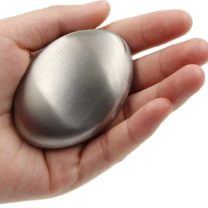 PER RIMUOVERE ACCIAIO INOX SAPONE ODORI AGLIO CUCINA CIPOLLA COLORE ARGENTO zx - Foto 1 di 8