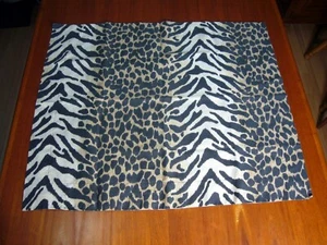 Vintage Springs 30x25 Size Pillow Sham zebra Leopard Safari Animal Print - Picture 1 of 2