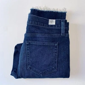 Frank & Eileen Jeans Women 29 Cork Blue Ankle Cropped Jeans with Frayed Hem - Picture 1 of 12