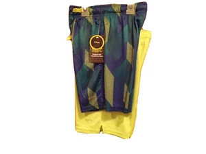 Athletic SHORTS~2 Pack~Green & Blue/Green~Boy's Size MEDIUM (8)~NEW w/tags - Picture 1 of 2