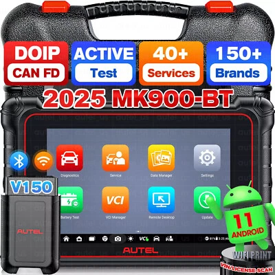 Autel MaxiCOM MK900BT MK900-BT PRO Automotive Full System Diagnostic Scanner  - Image 1 of 4